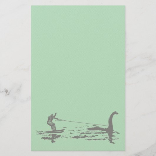 Big Foot und Nessie Briefpapier (Vorderseite)