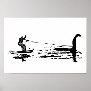 Big Foot und Nessie Poster