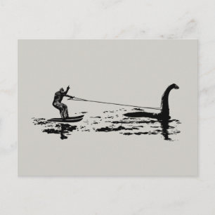 Big Foot und Nessie Postkarte