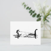Big Foot und Nessie Postkarte (Stehend Vorderseite)