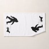Big Foot Walking seinen Hund Badhandtuch Set (Handtuch)