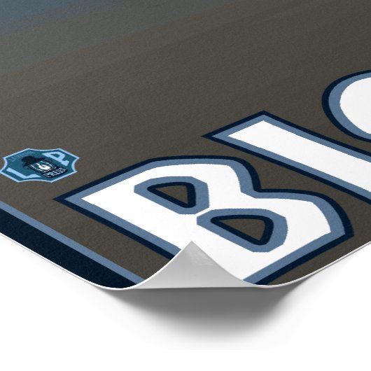 Big Foot walking through Golf Course Poster (Ecke)