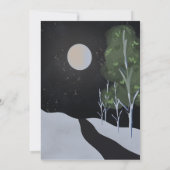 Big Foot Wild Adventure 40. Geburtstag Einladung (Rückseite)