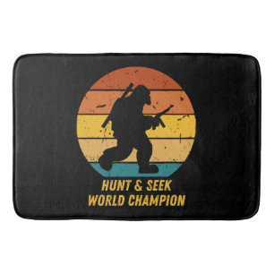 Big Foot Will nicht, sich zu verstecken und noch m Badematte