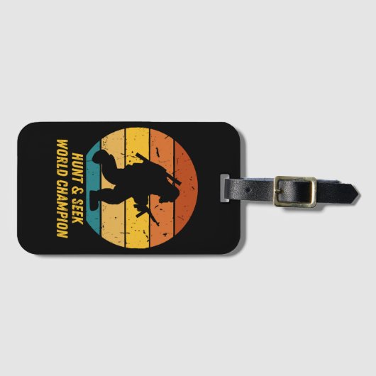 Big Foot Will nicht, sich zu verstecken und noch m Gepäckanhänger (Vorderseite (Horizontal))