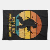 Big Foot Will nicht, sich zu verstecken und noch m Geschirrtuch (Horizontal)