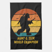 Big Foot Will nicht, sich zu verstecken und noch m Geschirrtuch (Vertikal)