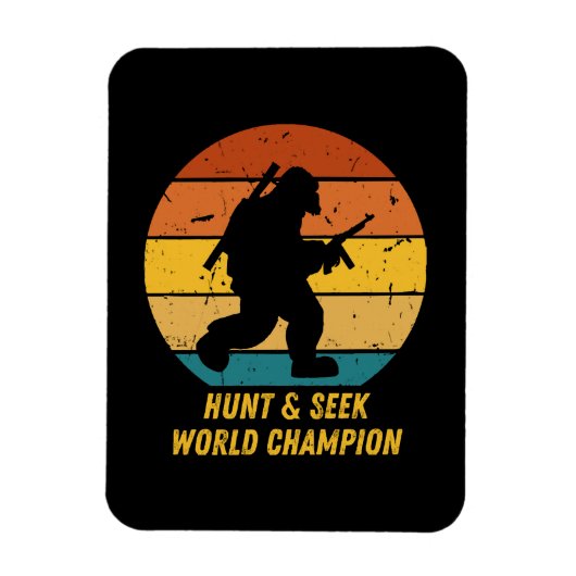 Big Foot Will nicht, sich zu verstecken und noch m Magnet (Vertikal)