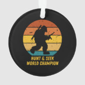 Big Foot Will nicht, sich zu verstecken und noch m Ornament (Rückseite)