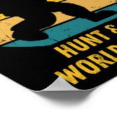 Big Foot Will nicht, sich zu verstecken und noch m Poster (Ecke)