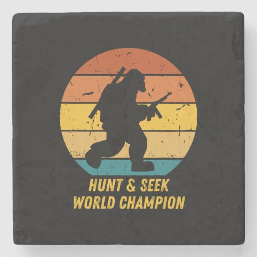 Big Foot Will nicht, sich zu verstecken und noch m Steinuntersetzer (Vorderseite)