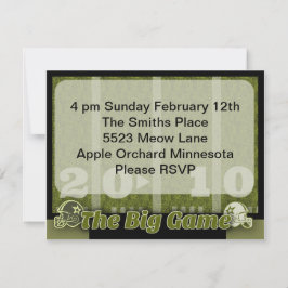 Big Football Game Party Einladung