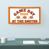 Big Football Game Tailgate Party Chips Käsedip Banner (Messe)