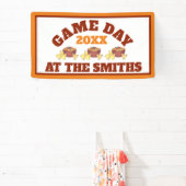 Big Football Game Tailgate Party Chips Käsedip Banner (InSitu)
