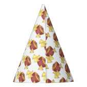 Big Football Game Watch Party Nachos Chips Fragen Partyhütchen (Rückseite)