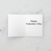 Big Football Lover Valentine's Day Card Dankeskarte (Innenseite)