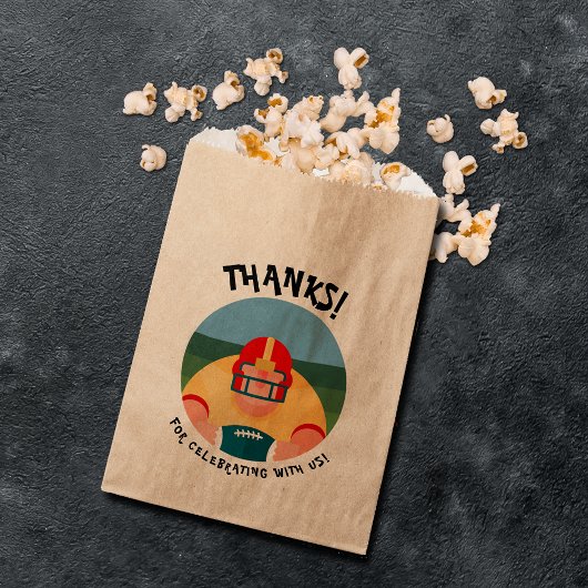 Big Football Player Super Sports Fan Geschenktütchen