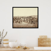 Big Foot's Miniconjou Band bei Grass Dance SD 1890 Poster (Küche)