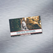 Big Foto Equine Fotograf Business Card Magnet (Beispiel)