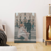 Big Foto Wedding Geschenke Script Kalligrafie Vows