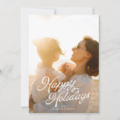 Big Foto White Lettering Overlay Frohe Weihnachten (Vorderseite)