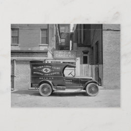 Big Four Candy Co. Truck Postkarte