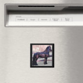 Big Friesian Horse Magnet (In Situ (Geschirrspüler))