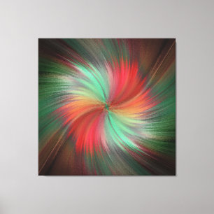 Big Friggin Swirl Stretched Canvas Print Leinwanddruck