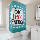 Big Frog Energy Shower Vorhang (Beispiel)