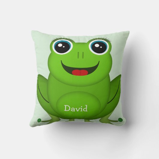 Big Frog Fun: Jumpstart Lunchtime Adventure Kissen (Rückseite)