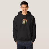 Big Frog mit einem Mushroom-Regenschirm Grafik Hoodie (Vorne ganz)