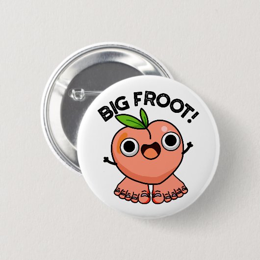 Big Froot Funny Big Foot Puff Button (Vorne & Hinten)