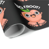 Big Froot Funny Big Foot Puff Dark BG Geschenkpapier (Rolleneckpunkt)