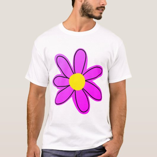 Big Fun Blume T - Shirt (Vorderseite)