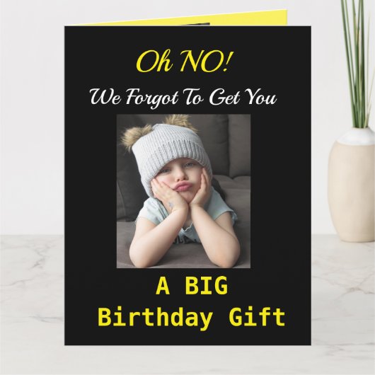 BIG Funny Birthday von Group Grumpy Girl Karte (Vorderseite)