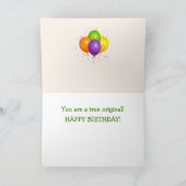 Big Fuzzy Wooly Sheep Geburtstag Karte (Innenseite)