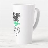 Big Gains Funny Gym Shirt Milchtasse (Rechte Ecke)