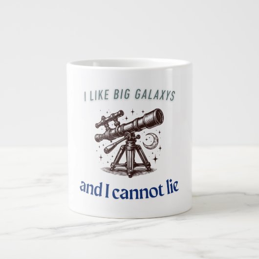 Big Galaxys Funny Space Jumbo-Tasse (Vorderseite)