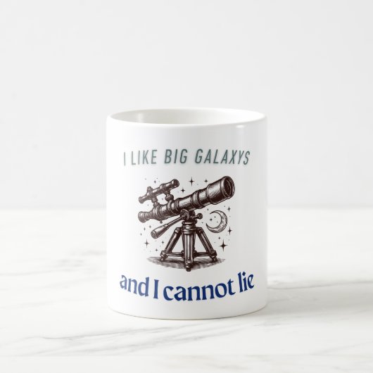 Big Galaxys Funny Space Kaffeetasse (Mittel)
