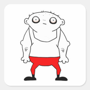 Big Galoot Quadratischer Aufkleber