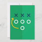 Big Game Day Football Party Einladung (Rückseite)