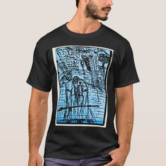 BIG GAME HUNTER ZEICHNEND T-Shirt (Vorderseite)