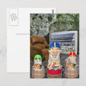 Big Game Postkarte (Vorne/Hinten)