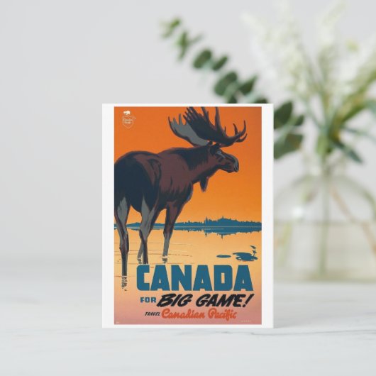 Big Game Postkarte (Stehend Vorderseite)