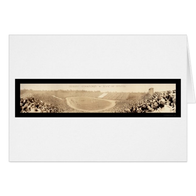 Big Game Stanford Cal Foto 1925 (Vorderseite (Horizontal))