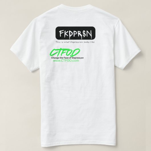 Big Gay. Groß traurig. Noch hier. T-Shirt | CTFOD (Design Rückseite)