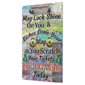 Big gewinnt Lucky Lotterie Scratching Klemmbrett (Links)
