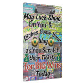 Big gewinnt Lucky Lotterie Scratching Klemmbrett (Rechts)