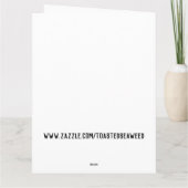 BIG GIANT WEDD HEIRATSKARTE KARTE (Rückseite)