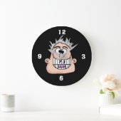 Big Gin Ham Radio Operator Wall Clock Große Wanduhr (Zuhause)